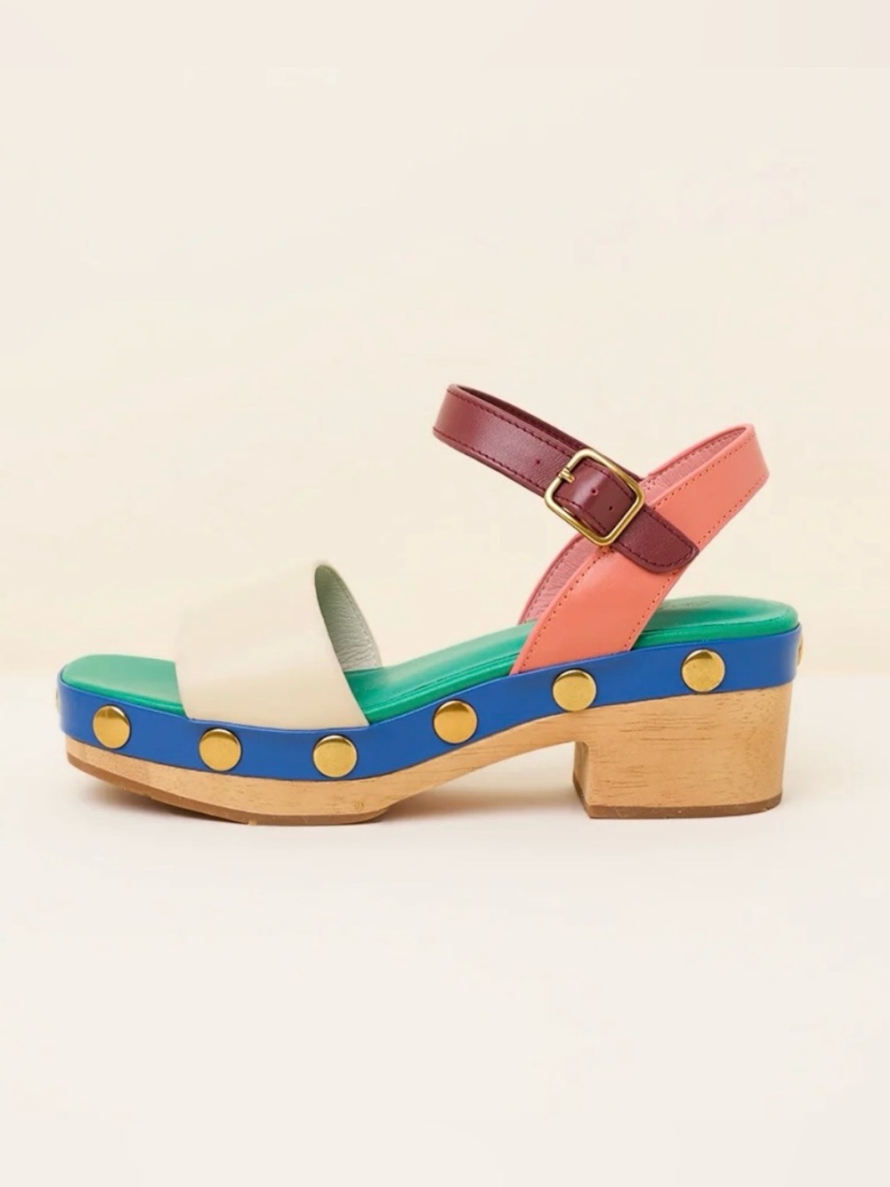 Charlotte Stone clogs, US 9